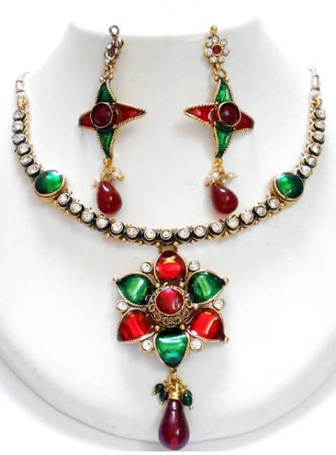 Polki Jewellery Set